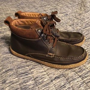 Clark’s boots brown leather size 13